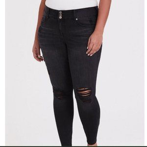 Torrid Jegging - Premium Stretch Washed Black 16R